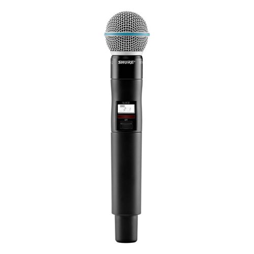 Microfone de Mão com Cápsula 58A Shure QLXD2/B58A
