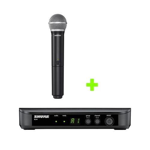 Kit Microfone BLX4BR  + Transmissor Bastão BLX2PG58-J10 Kit BLX4BR+BLX2PG58-J10