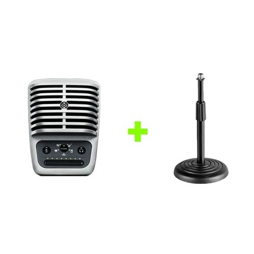 Kit Microfone Digital MV51-DIG + Pedestal DESKSTAND1 Kit MV51-DIG+DESKSTAND1