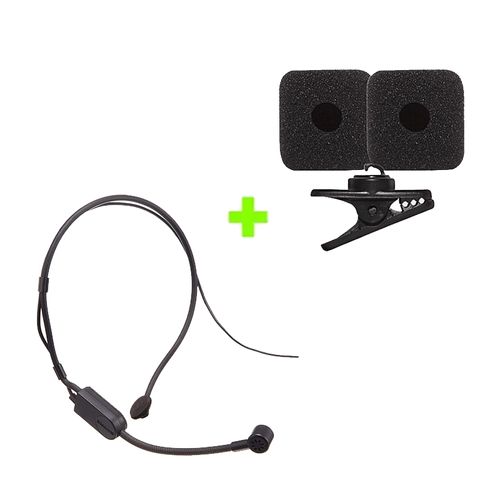 Kit Microfone Shure PGA31-TQG + Kit 2 espumas + 1 Clip RK377 Kit PGA31-TQG+RK377