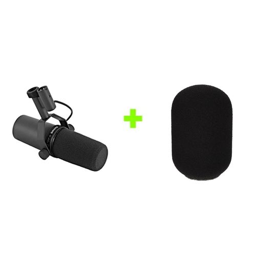 Kit Microfone SM7B Podcast + Filtro Windscreen A7WS Kit SM7B+A7WS