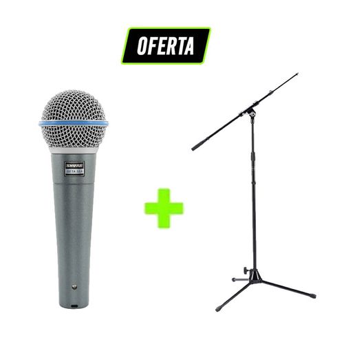 Kit Microfone BETA58A + Pedestal STAND1 Kit BETA58A+STAND1
