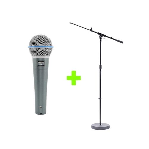 Kit Microfone BETA58A + Pedestal STAND3 Kit BETA58A+STAND3