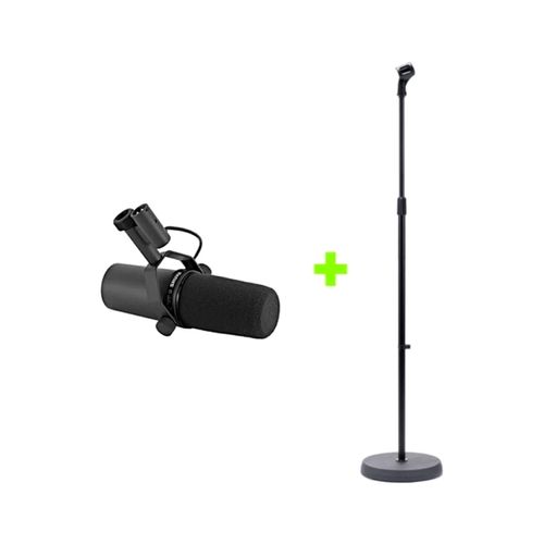 Kit Microfone SM7B + Pedestal Studio Kit SM7B+STAND4