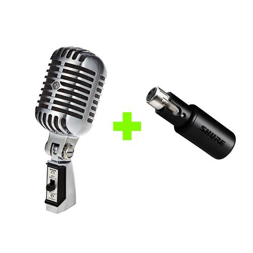 Kit Microfone 55SH SERIESII + Interface de áudio MVX2U Shure 55SHSERIESII+MVX2U