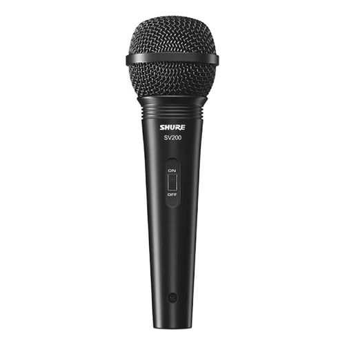 Microfone Cardióide Shure SV200 Microfone para vocal Shure SV200I