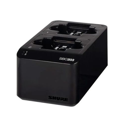 Carregador de Bateria Duplo para SLXD e Bateria SB903 Shure