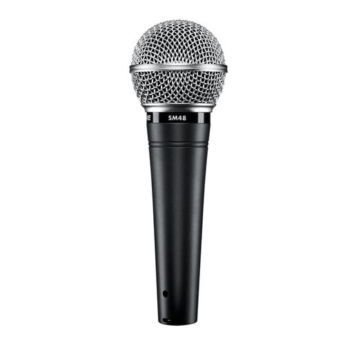 Microfone bastão vocal dinâmico cardióide SM48 LC Shure