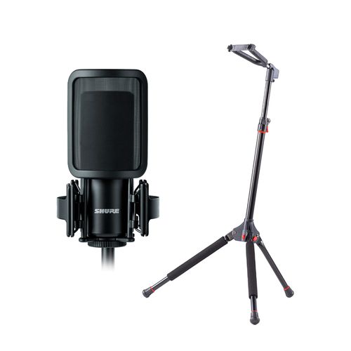 Kit Microfone de Gravação SM4 com Pedestal para Violão SM4-K-KIT+GUITARSTAND1