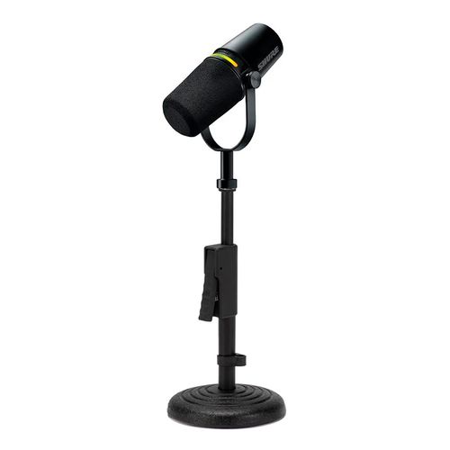 Kit Microfone Shure MV7+-K com Pedestal de Mesa Kit Microfone Shure MV7+-K com Pedestal Articulado