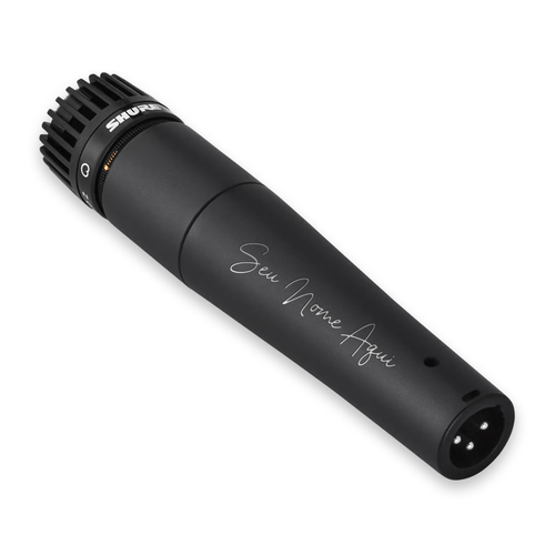 Personalize Seu SM57 com Gravação a Laser Exclusiva SM57-LC+CUSTOMLAS01