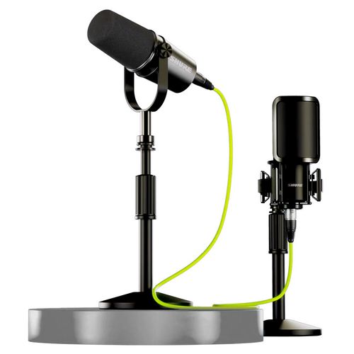 Kit Microfones para Home Studio Shure MV7i & SM4 MV7I+SM4-K-KIT